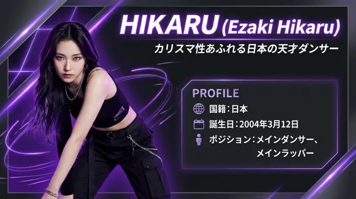 Kep1erメンバー紹介カード:ヒカル