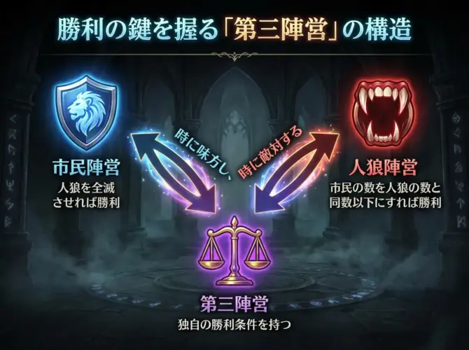 人狼の第三陣営の構造