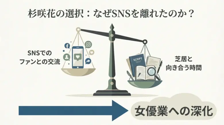杉咲花の意志決定「女優業への集中」