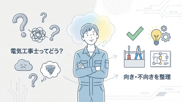 電気工事士はやめとけ？未経験が後悔しない判断軸と始め方