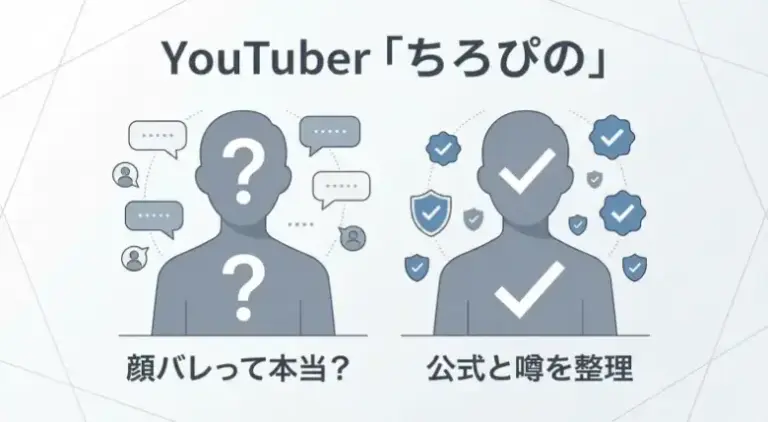 ちろぴのの顔バレは本当？公式で確認できる範囲と噂の見分け方