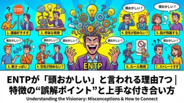 ENTPが「頭おかしい」と言われる理由7つ｜特徴の“誤解ポイント”と上手な付き合い方