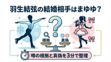 羽生結弦の結婚相手はまゆゆ？噂の根拠と真偽を3分で整理