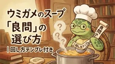 ウミガメのスープ「良問」の選び方｜回し方テンプレ付き
