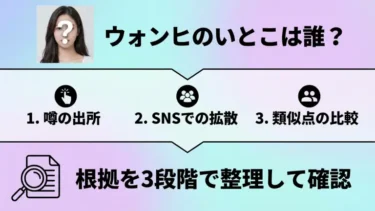 ウォンヒのいとこは誰？噂の根拠を3段階で整理して確認