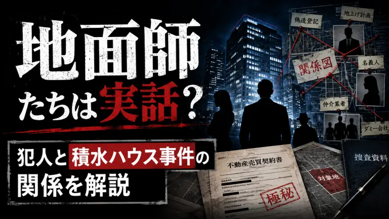 地面師たちは実話？犯人と積水ハウス事件の関係を解説