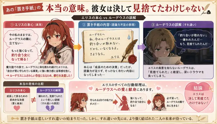 あの「置き手紙」の本当の意味。彼女は決して見捨てたわけじゃない