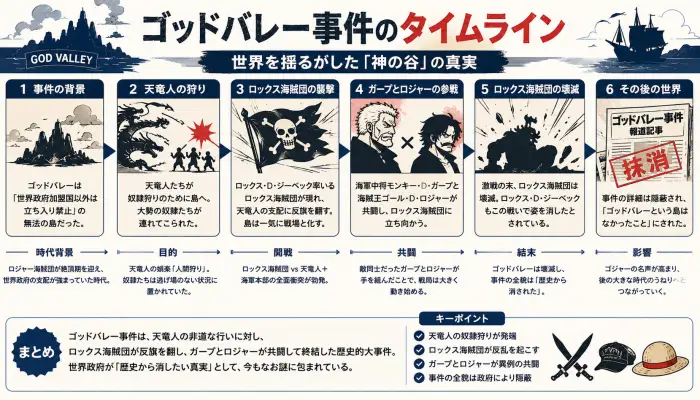 ロックス海賊団の確定メンバー15名のイラスト調相関・組織図