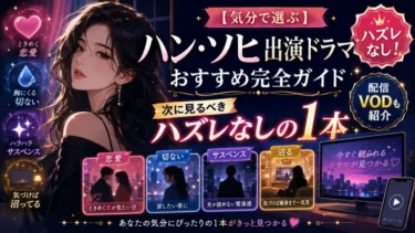 【気分で選ぶ】ハン・ソヒ出演ドラマおすすめ完全ガイド！次に見るべきハズレなしの1本と配信VOD