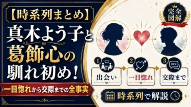 【時系列まとめ】真木よう子と葛飾心の馴れ初め！一目惚れから交際までの全事実