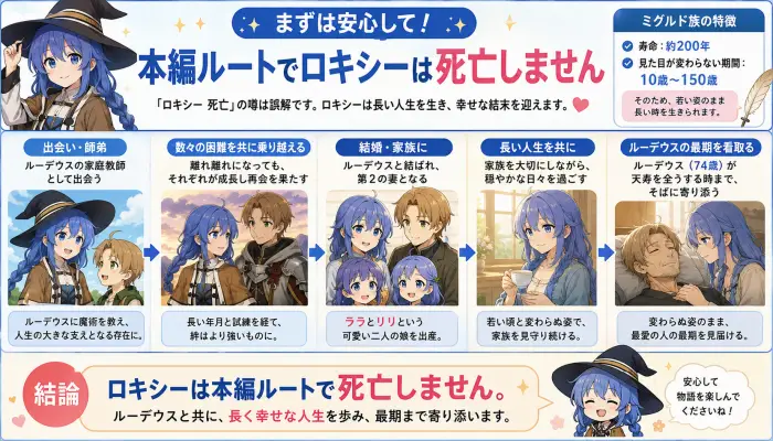本編ルートでロキシーは死亡しません