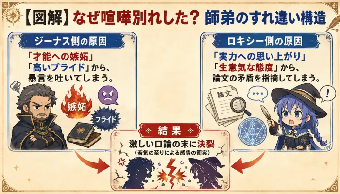 【図解】なぜ喧嘩別れした?師弟のすれ違い構造